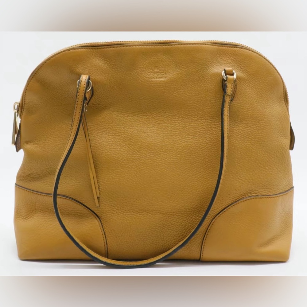 Authentic Gucci Bree Dome Leather Bag